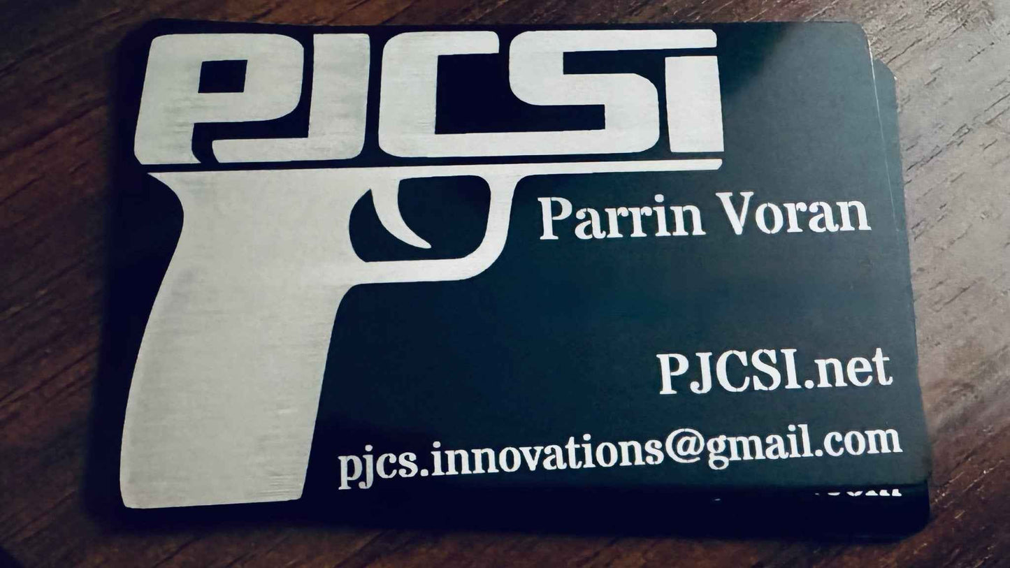 Aluminum Business Cards - Laser Engraved BULK ORDER