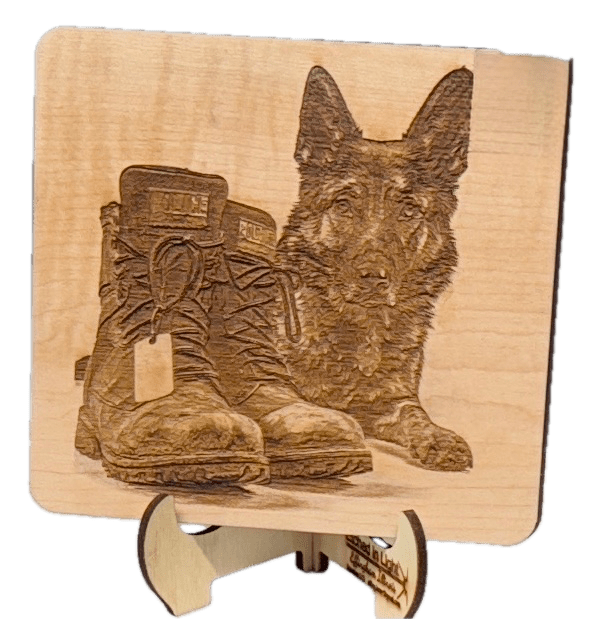 Engraved Wood Tile - Maple - Heartland Craft LLC