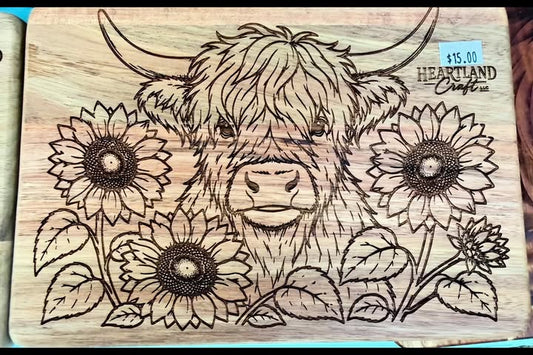 Funny Laser-Engraved BBQ Cutting Boards in Effingham - Heartland Craft LLC