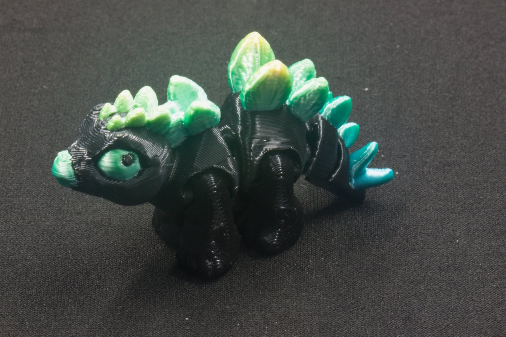 2 - Color Mini Fan Back Dinosaur - Heartland Craft LLC