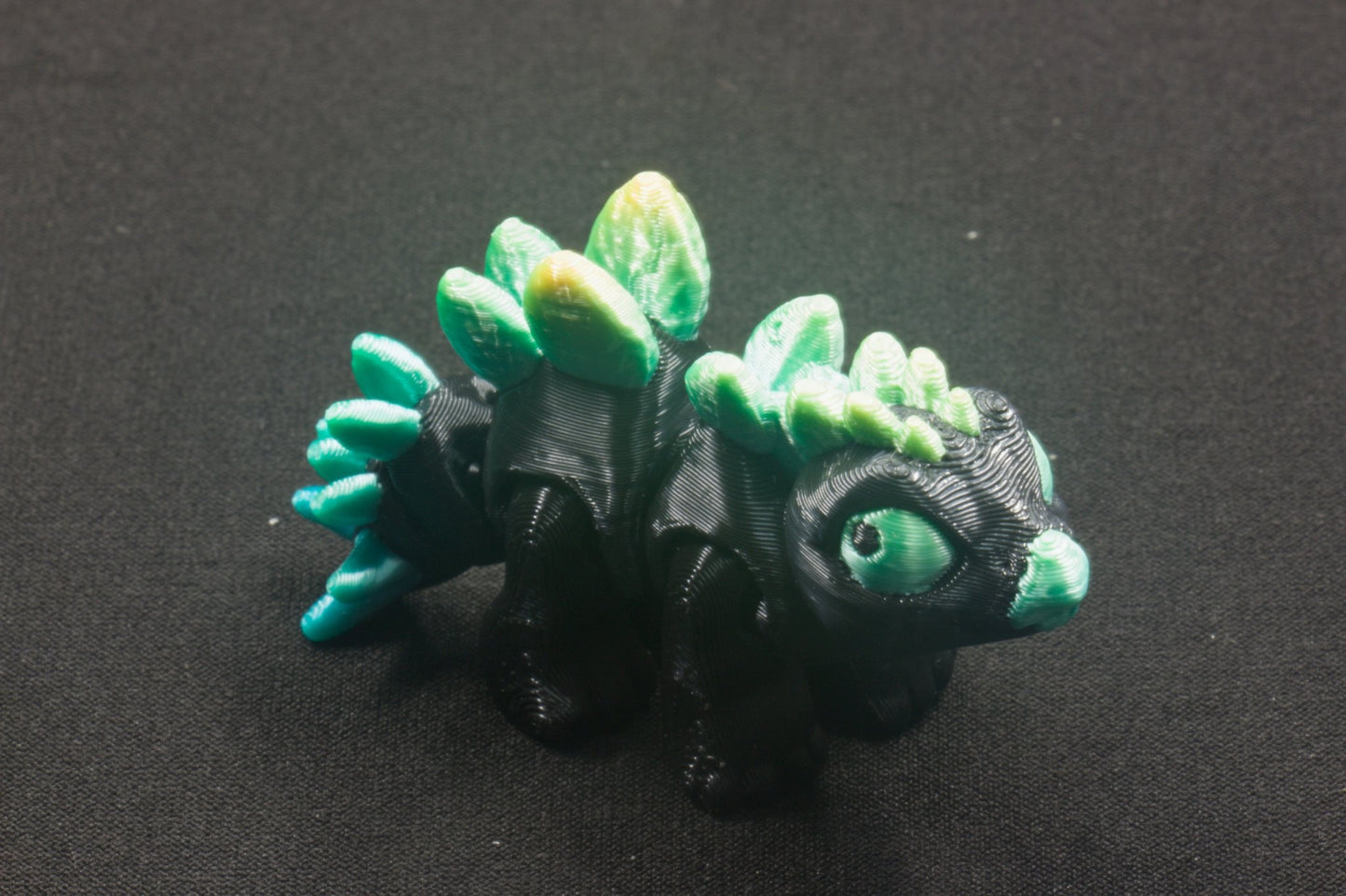 2 - Color Mini Fan Back Dinosaur - Heartland Craft LLC