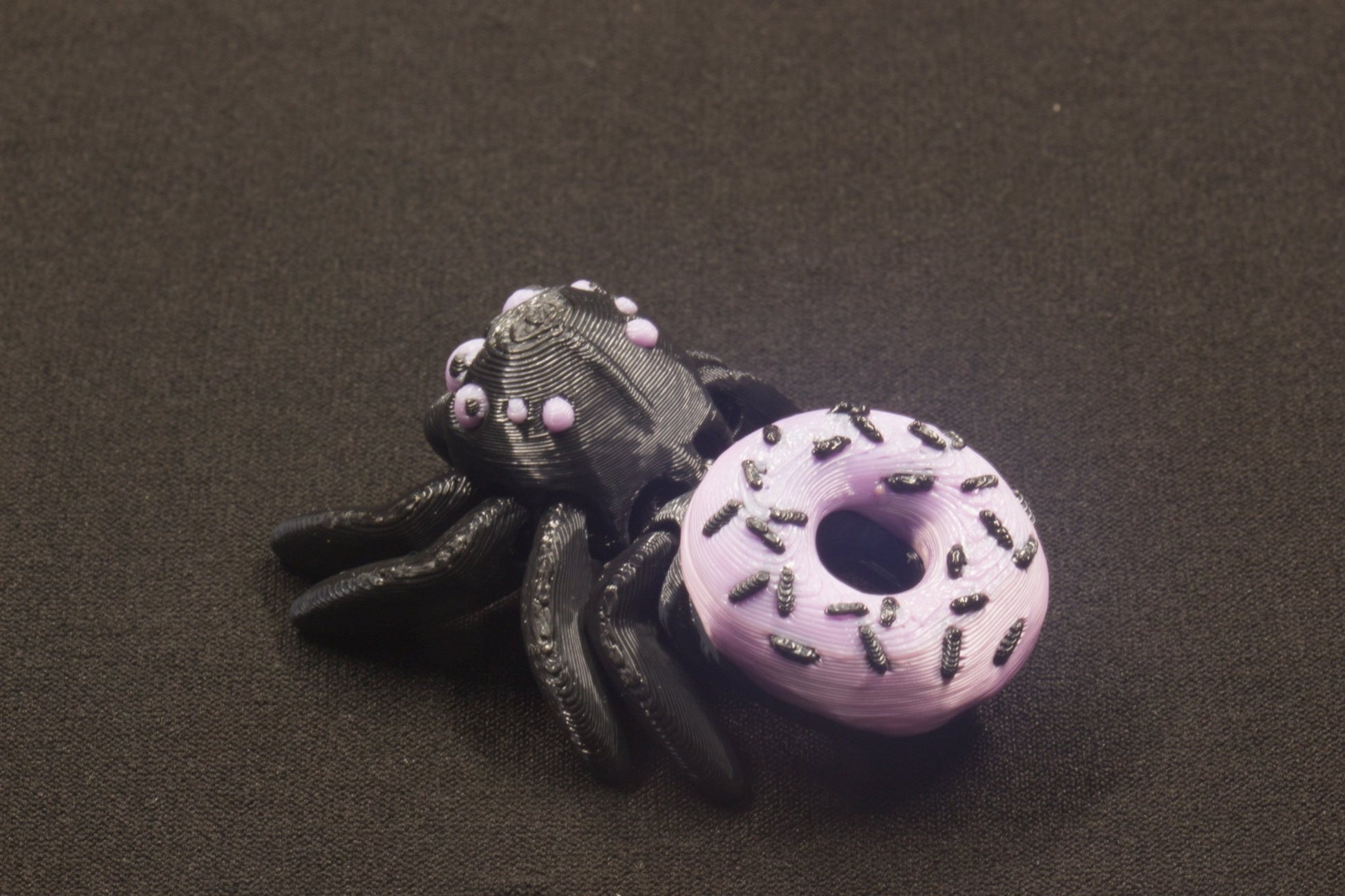 2 - Colored Mini Donut Spider - Heartland Craft LLC