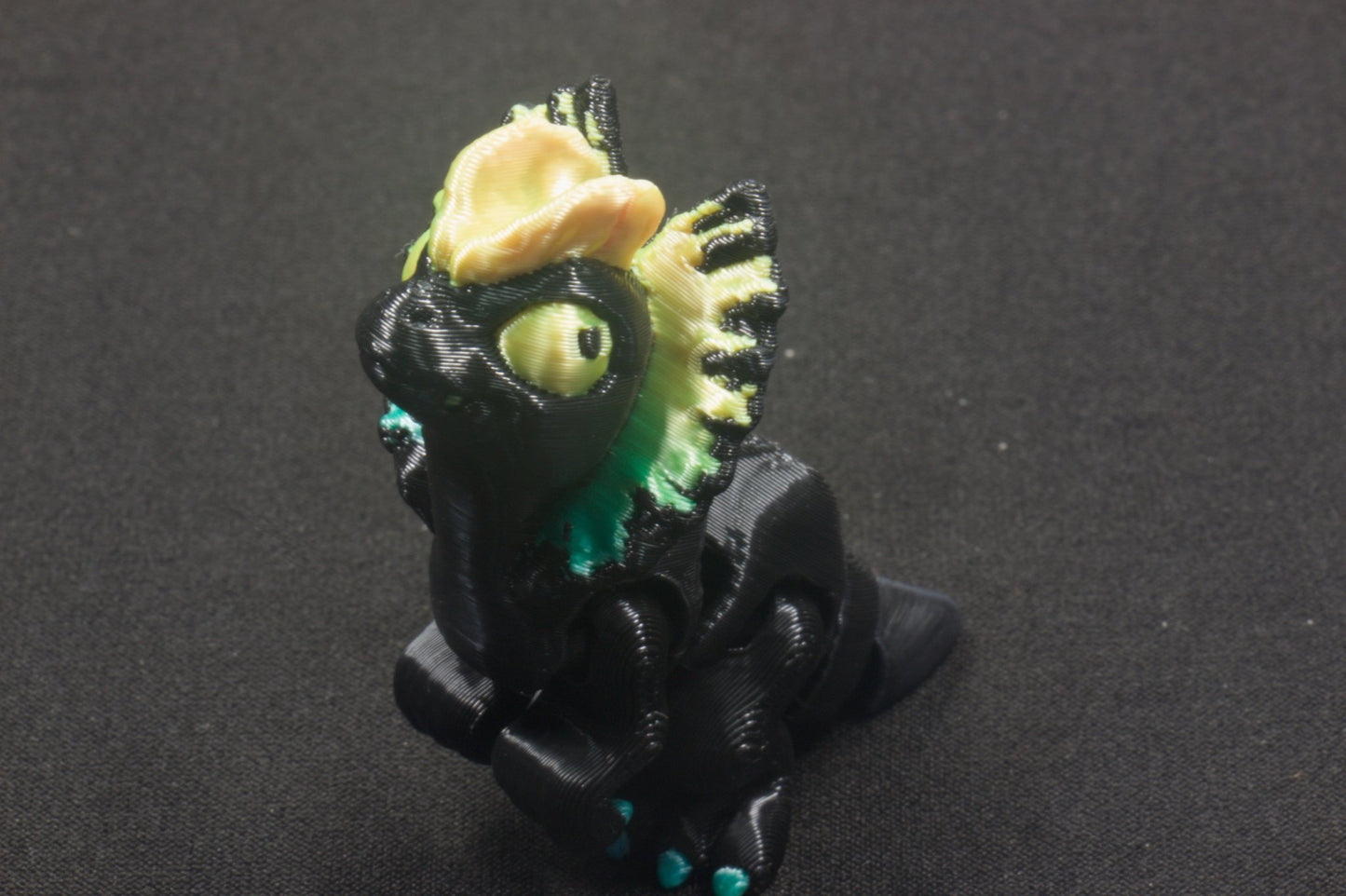 2 - Colored Mini Flappy Head Dinosaur - Heartland Craft LLC