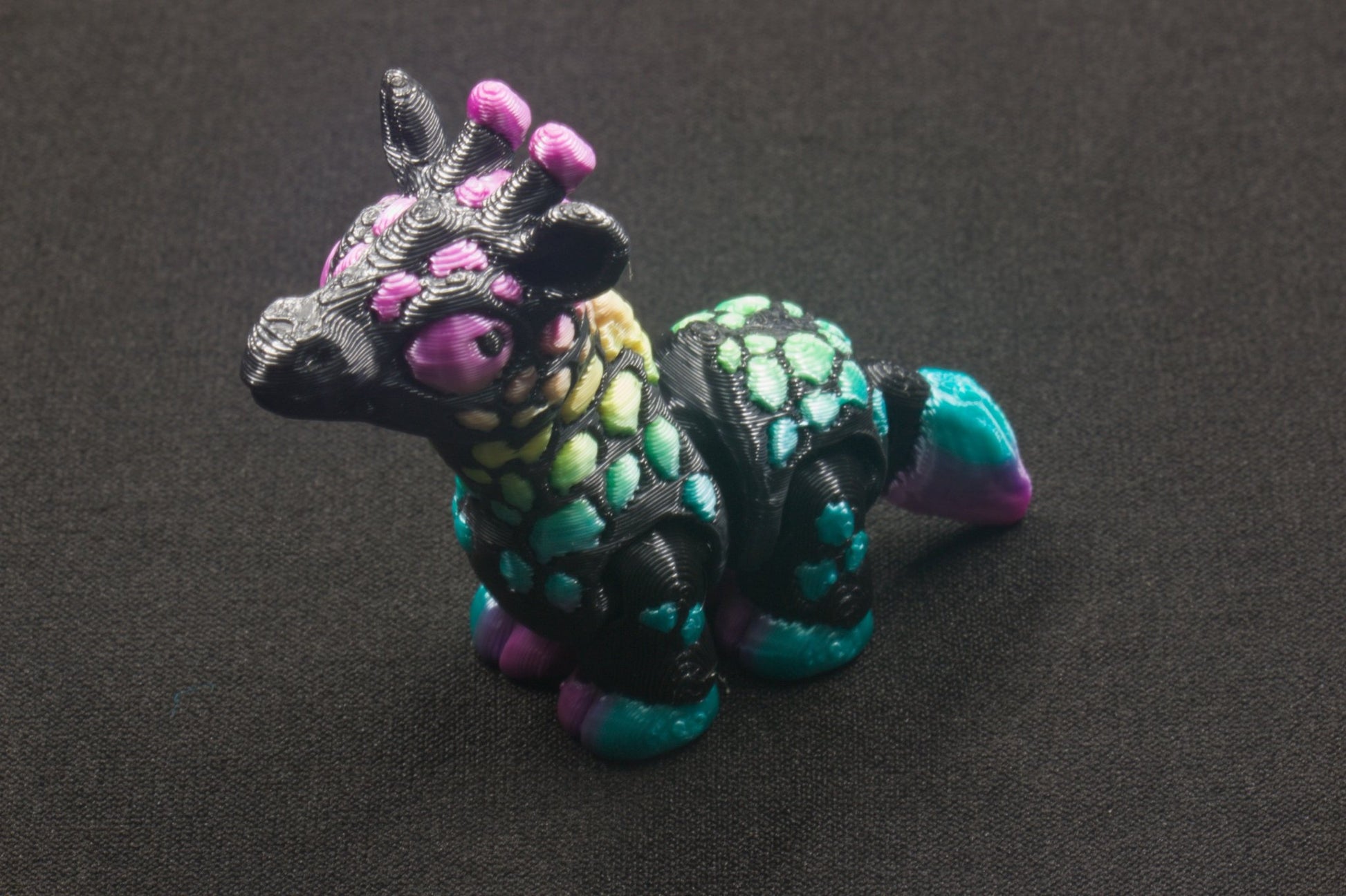 2 - Colored Mini Giraffe - Heartland Craft LLC