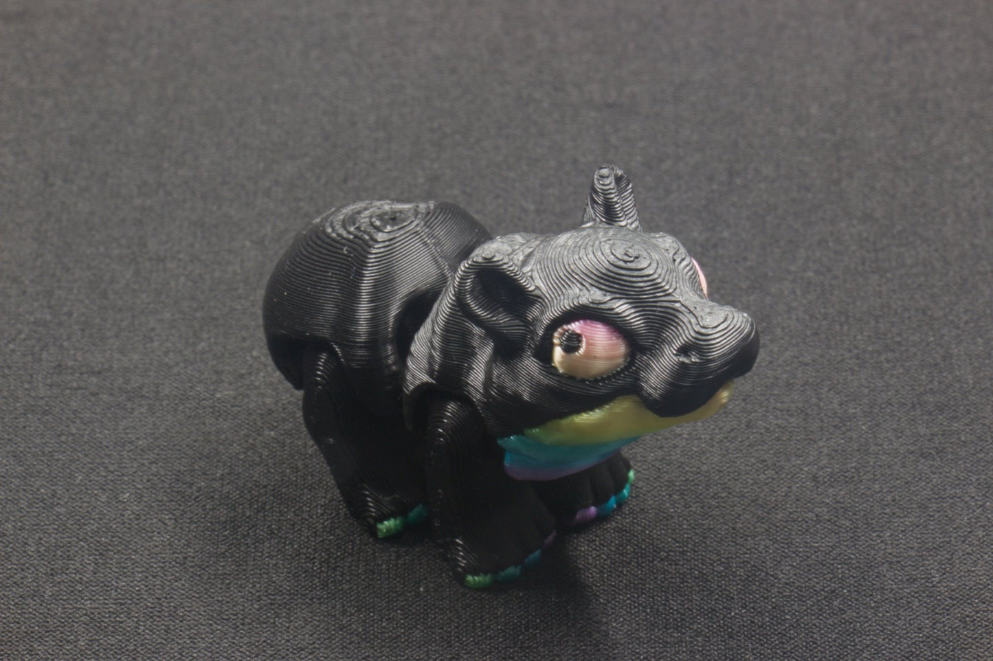 2 - colored Mini Hippopotamus - Heartland Craft LLC