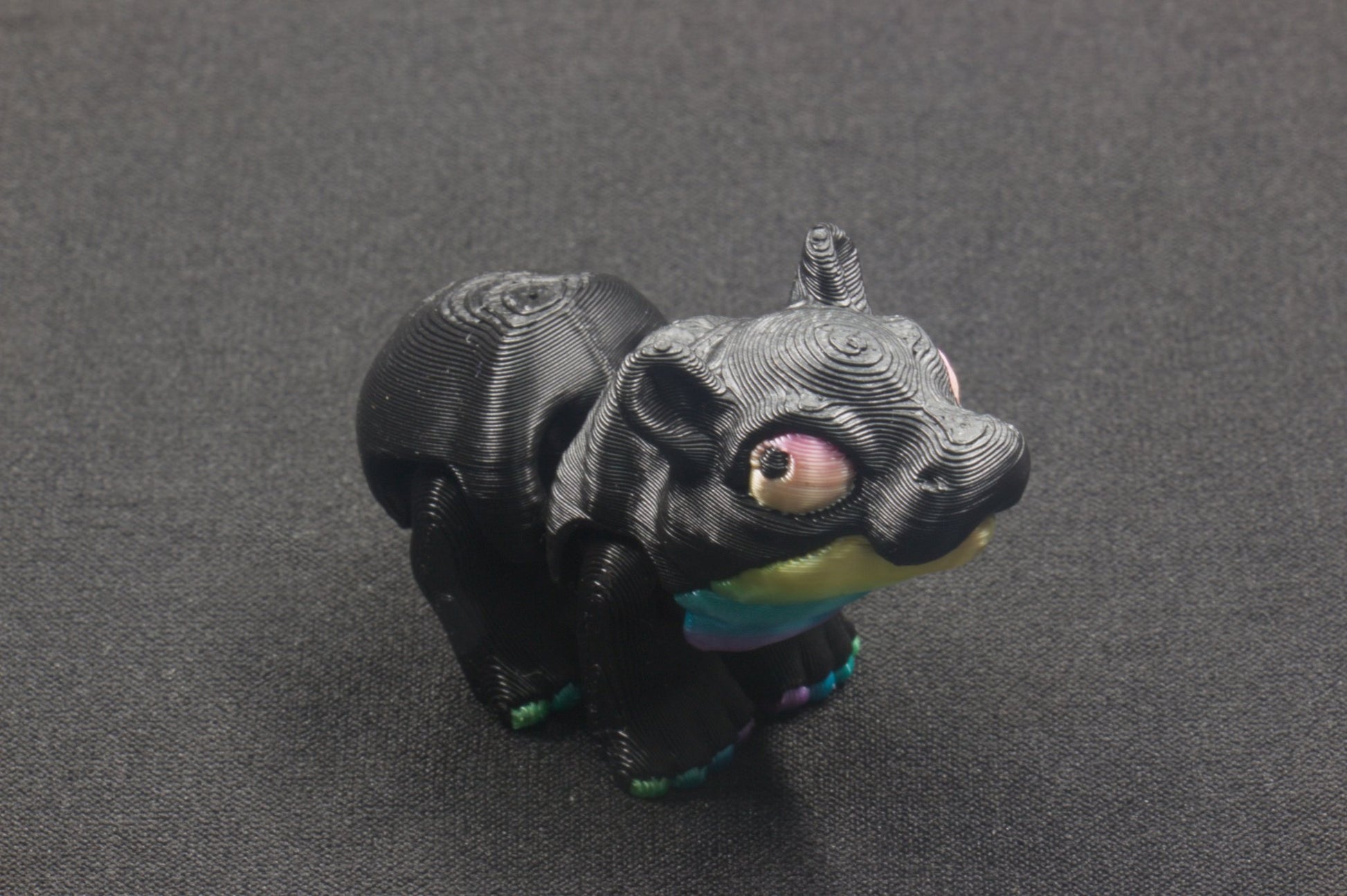 2 - colored Mini Hippopotamus - Heartland Craft LLC