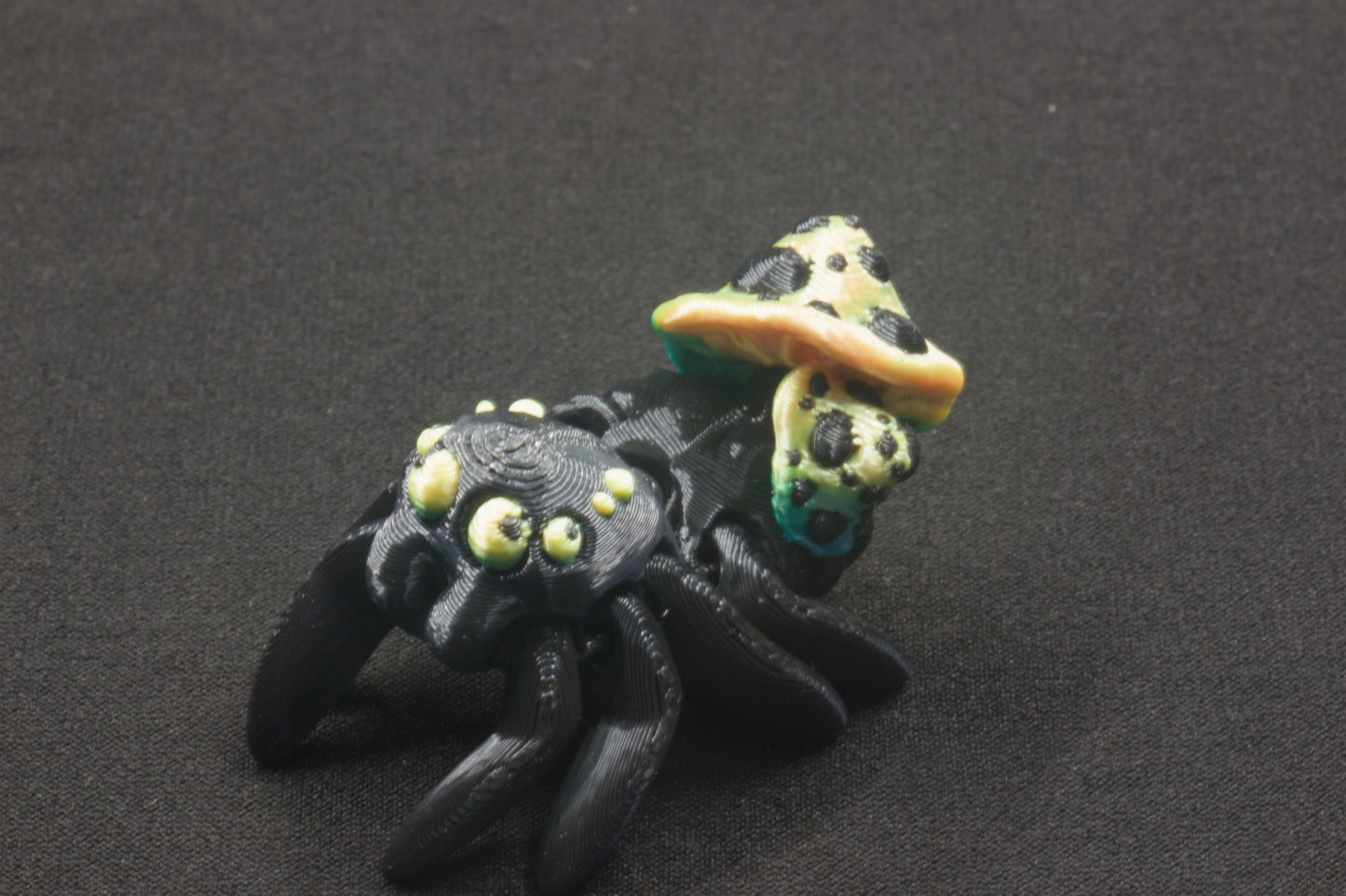2 - Colored Mini Mushroom Spider - Heartland Craft LLC