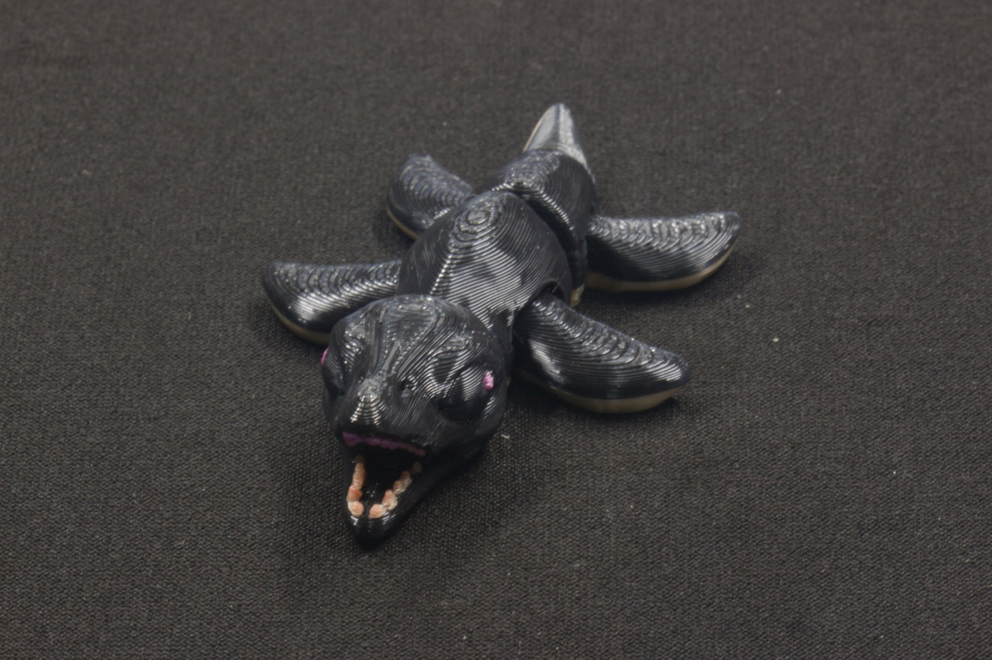 2 - Colored Mini Snappy Water Dinosaur - Heartland Craft LLC
