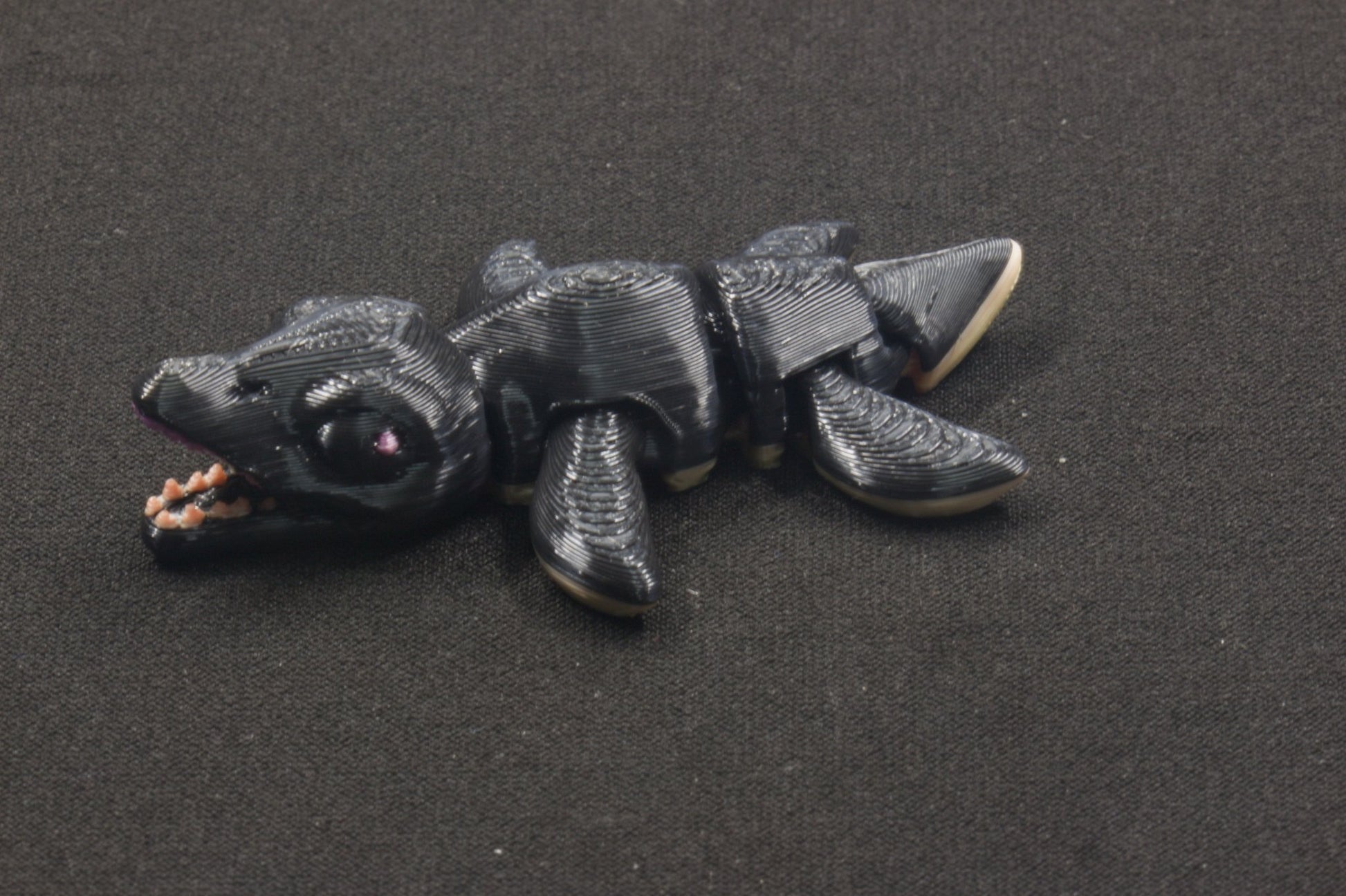 2 - Colored Mini Snappy Water Dinosaur - Heartland Craft LLC
