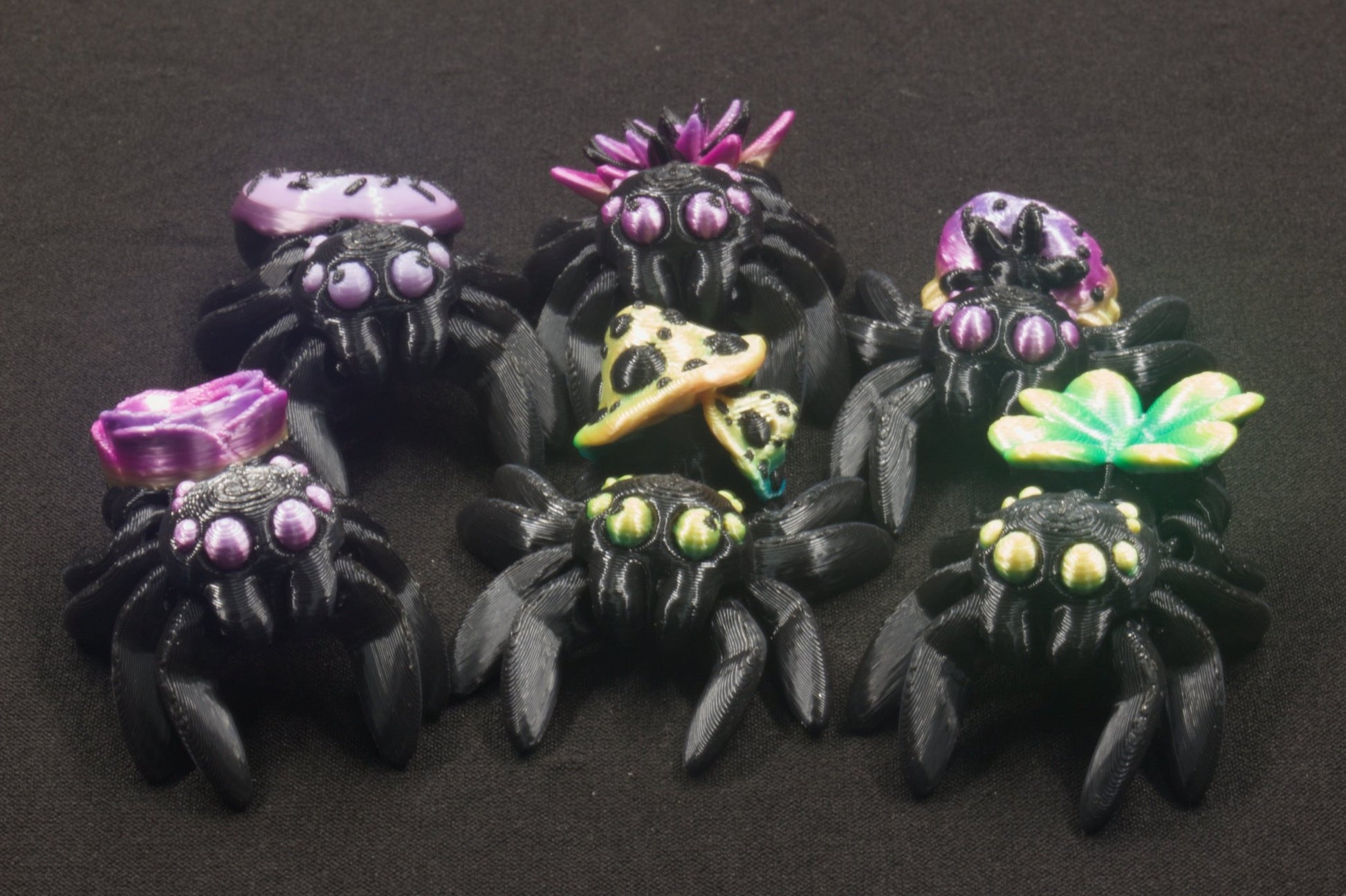2 - Colored Mini Spider Pack - Heartland Craft LLC