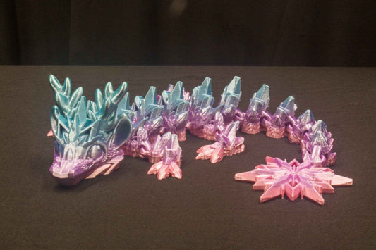 Baby Winter Dragon - Rainbow